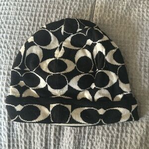 Gently worn coach beanie